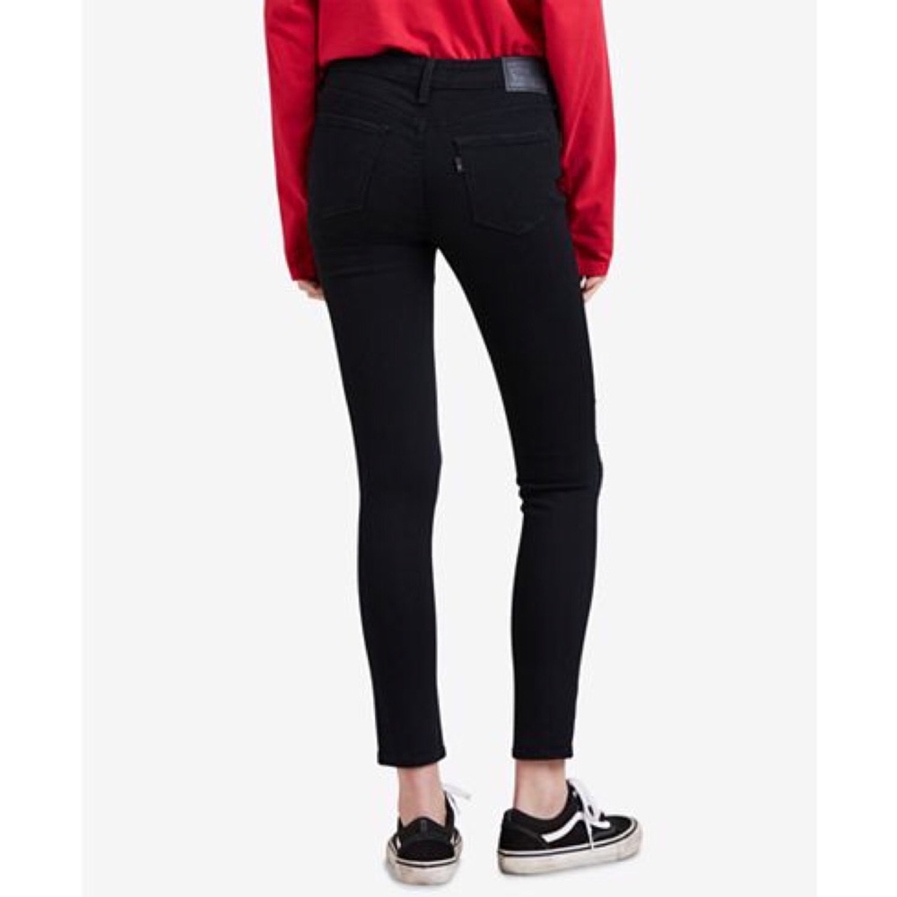Levi's Women's 711 Ripped Skinny Jeans Size 28R - Picture 2 of 5